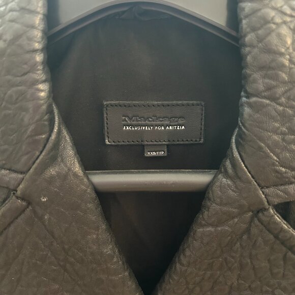 Mackage for Aritzia Leather Moto Jacket - Picture 2 of 5